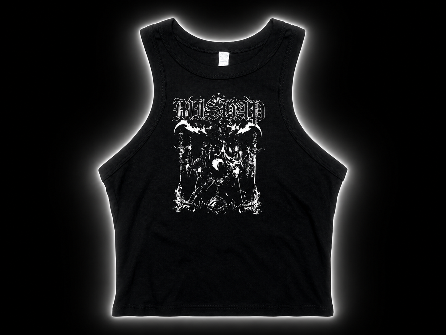 Mishaps Moonlit cropped baby tank